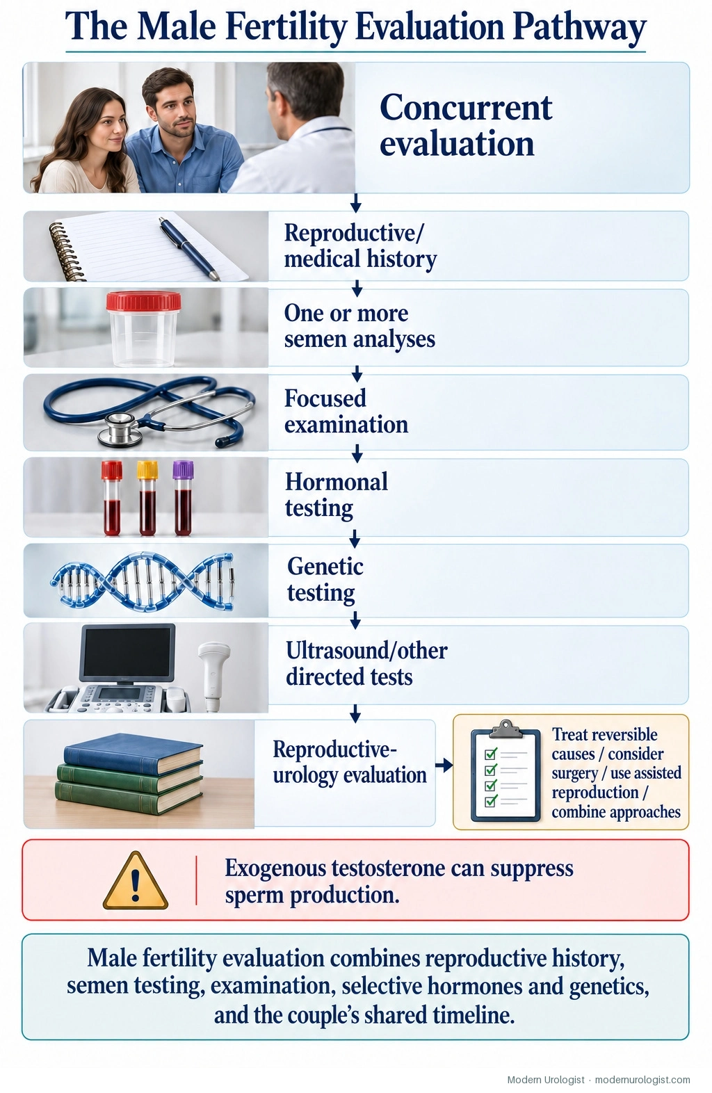 The Male Fertility Workup Pathway