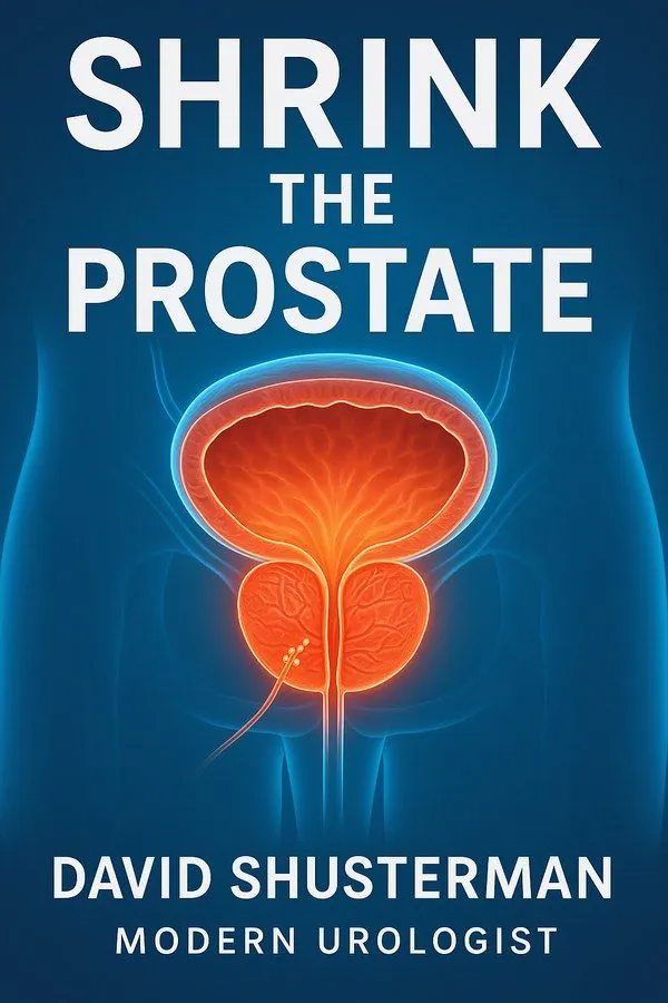 Shrink the Prostate book cover by Dr. David Shusterman