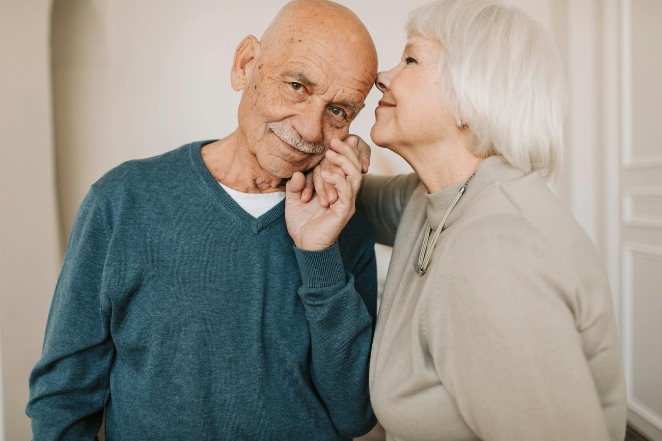 Man at home, recovered and comfortable after prostate artery embolization